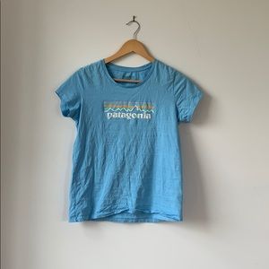 Light Blue Patagonia Tshirt